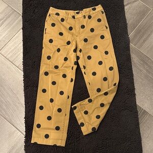 J. CREW Polka Dot Chinos